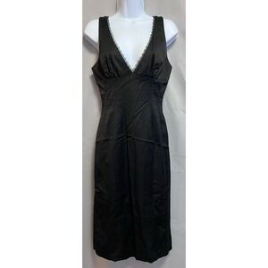 Vintage Y2K bebe Dress Size‎ Medium  Sleeveless USA Stretch Black
